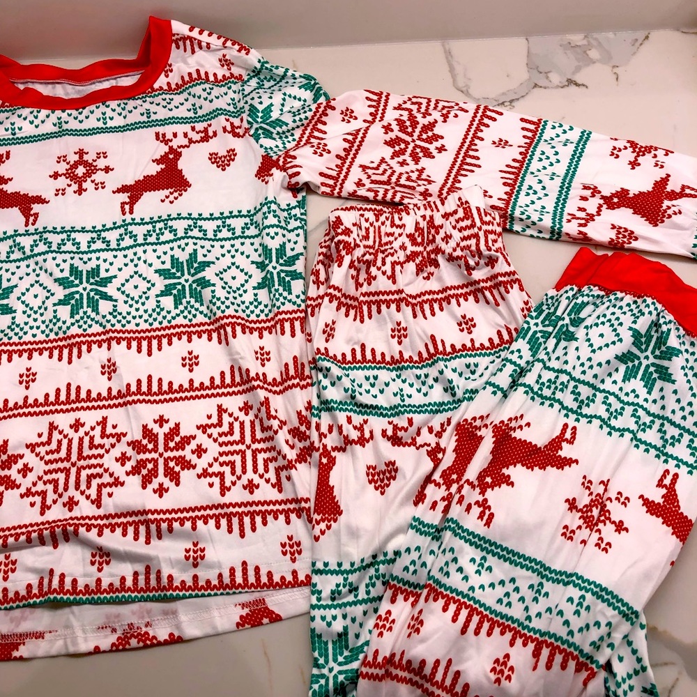 SOLD *************Matching family Christmas pyjamas